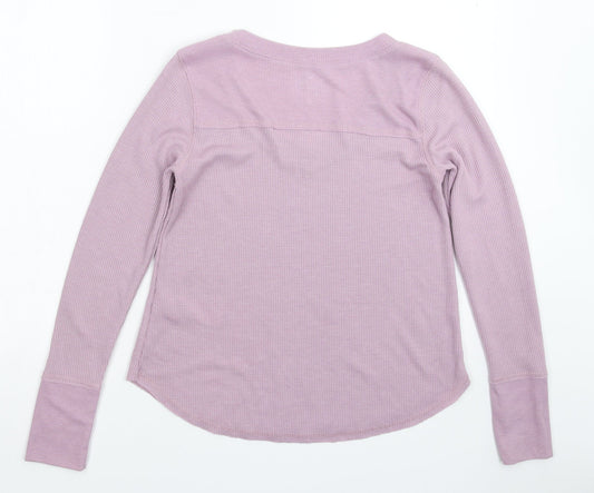 Womens UK Size S Hollister Purple Pullover Jumper
