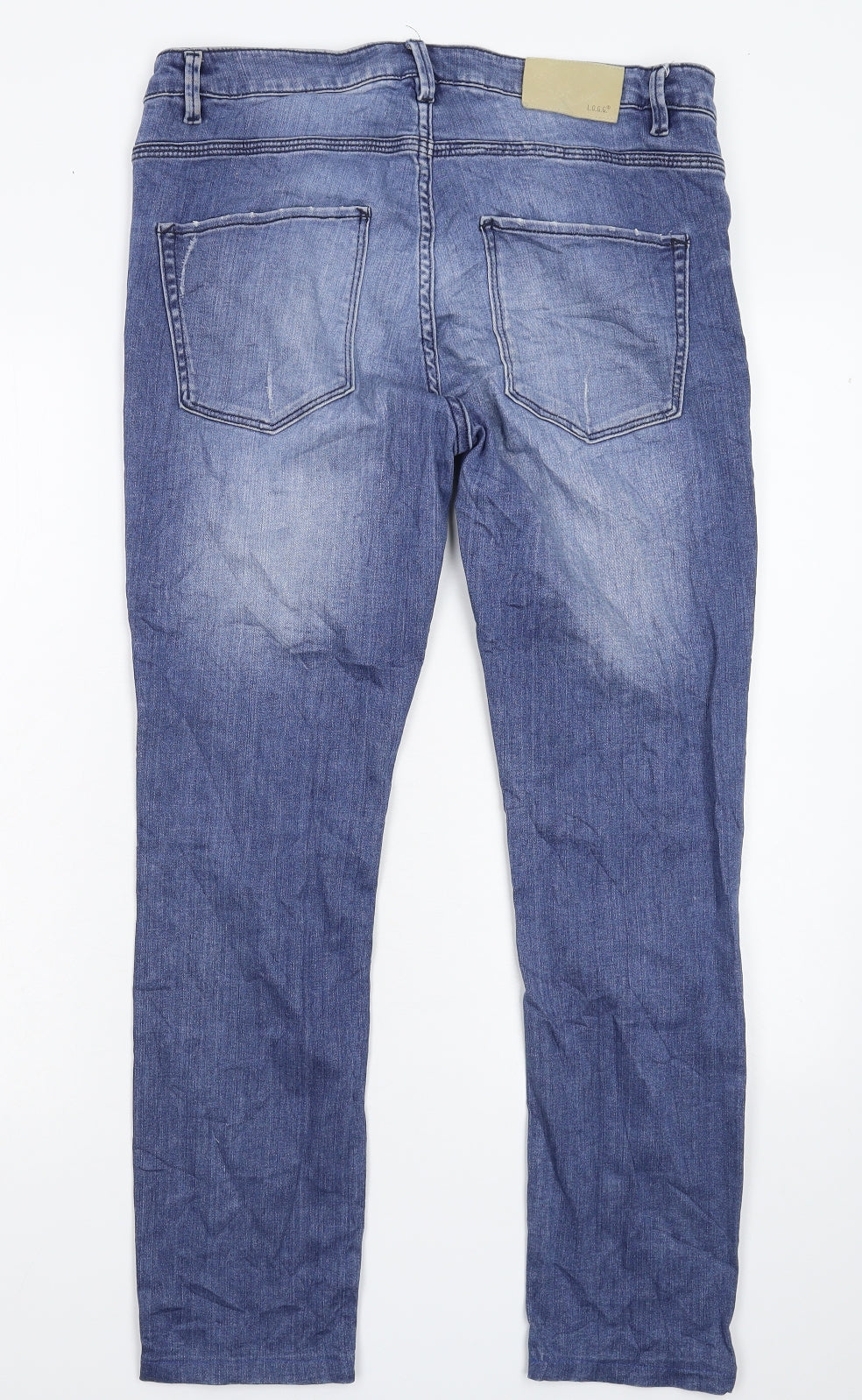 H&M Womens Blue  Denim Skinny Jeans Size 33 in L27 in