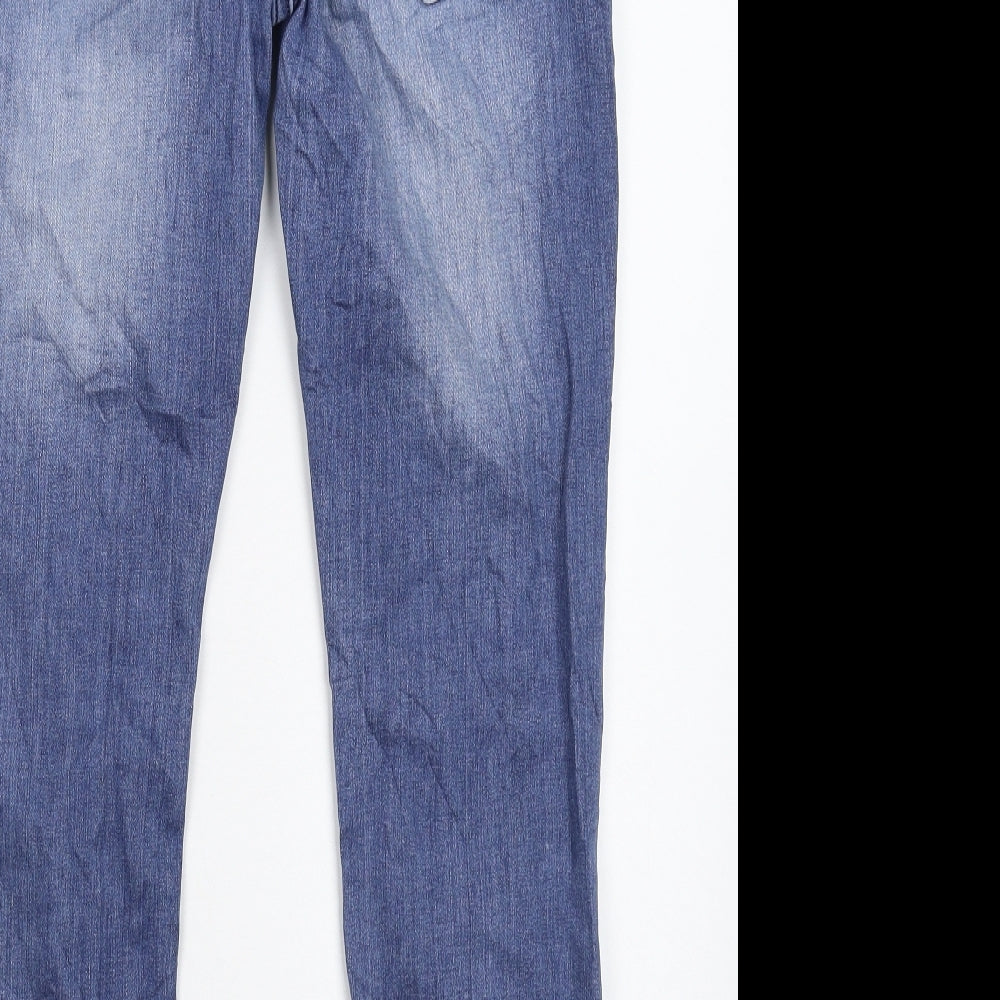 H&M Womens Blue  Denim Skinny Jeans Size 33 in L27 in