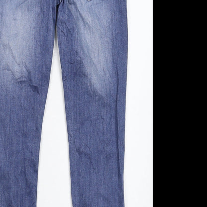 H&M Womens Blue  Denim Skinny Jeans Size 33 in L27 in