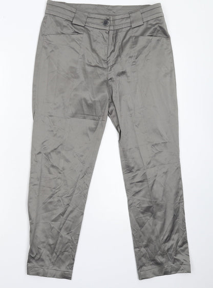 Caterina Womens Grey   Trousers  Size 28 in L26 in