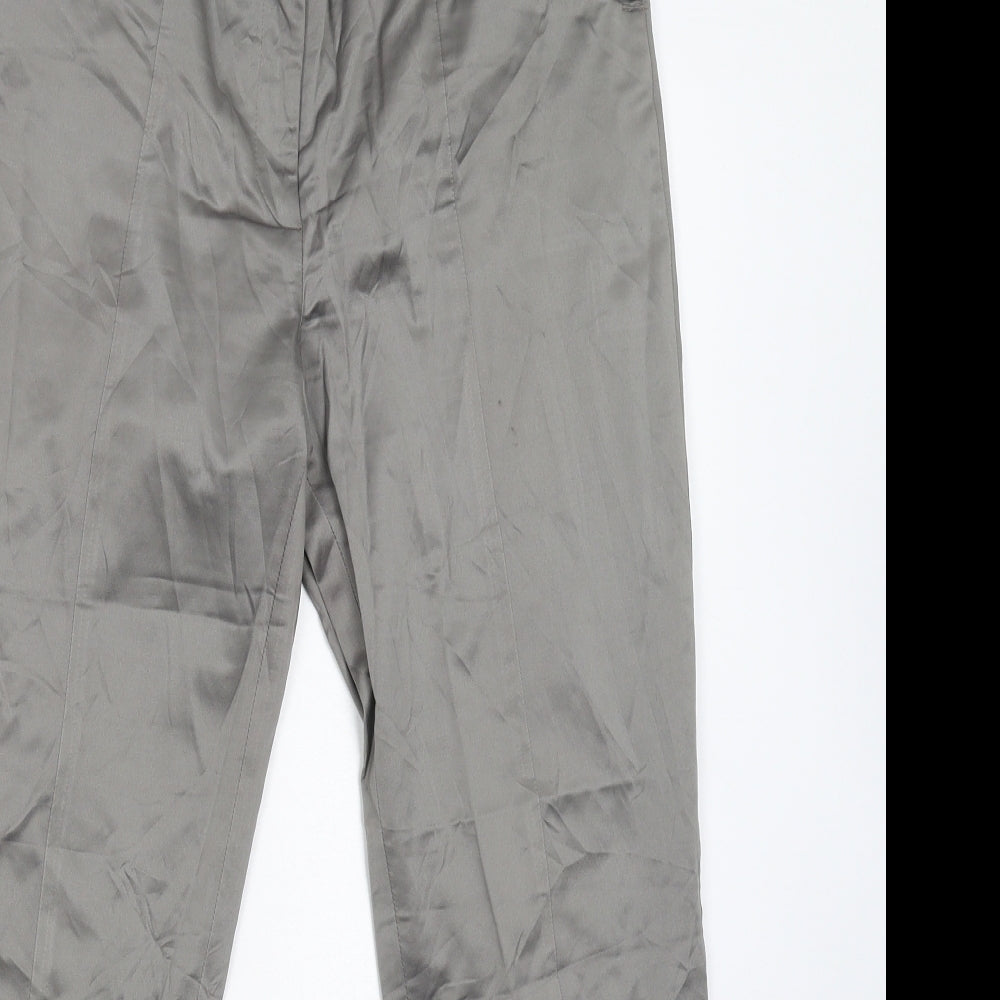Caterina Womens Grey   Trousers  Size 28 in L26 in