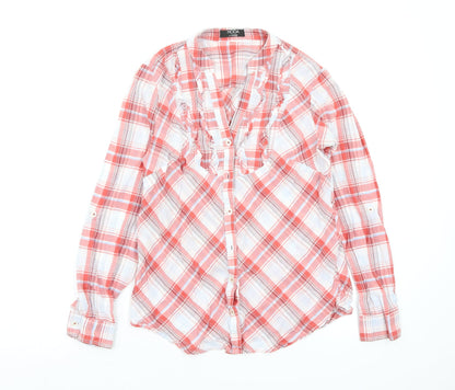 Asda George Womens Multicoloured Check  Basic Button-Up Size 12