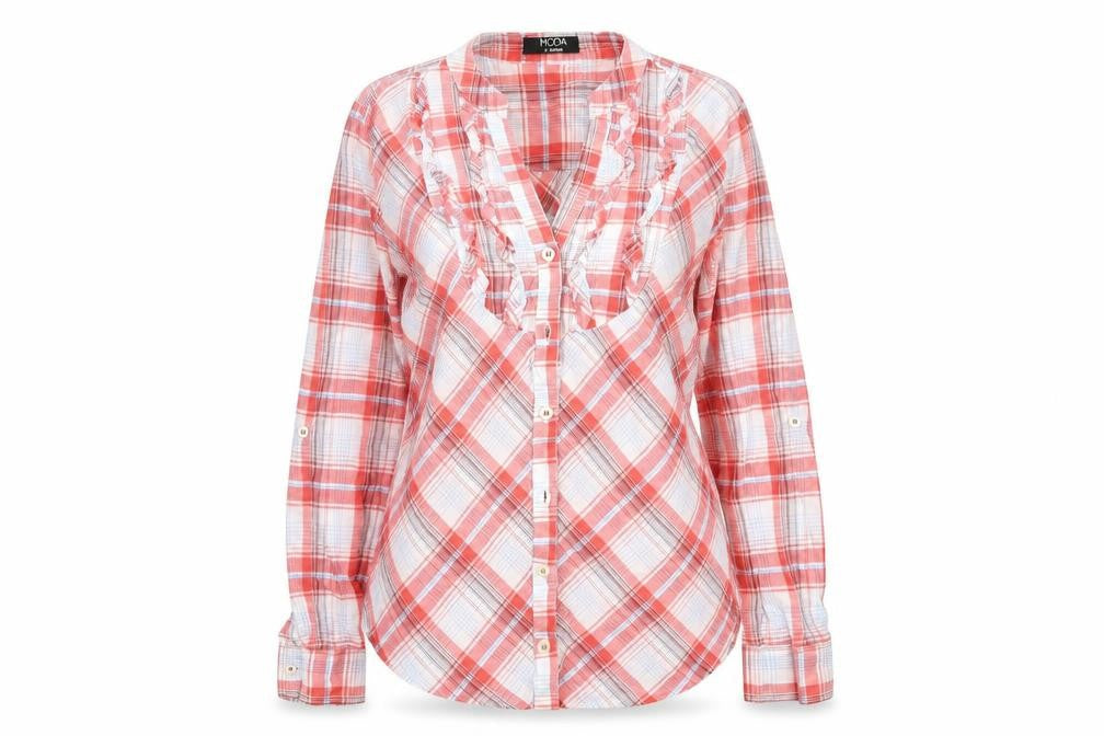 Womens UK Size 12 Asda George Multicoloured Basic Button-Up