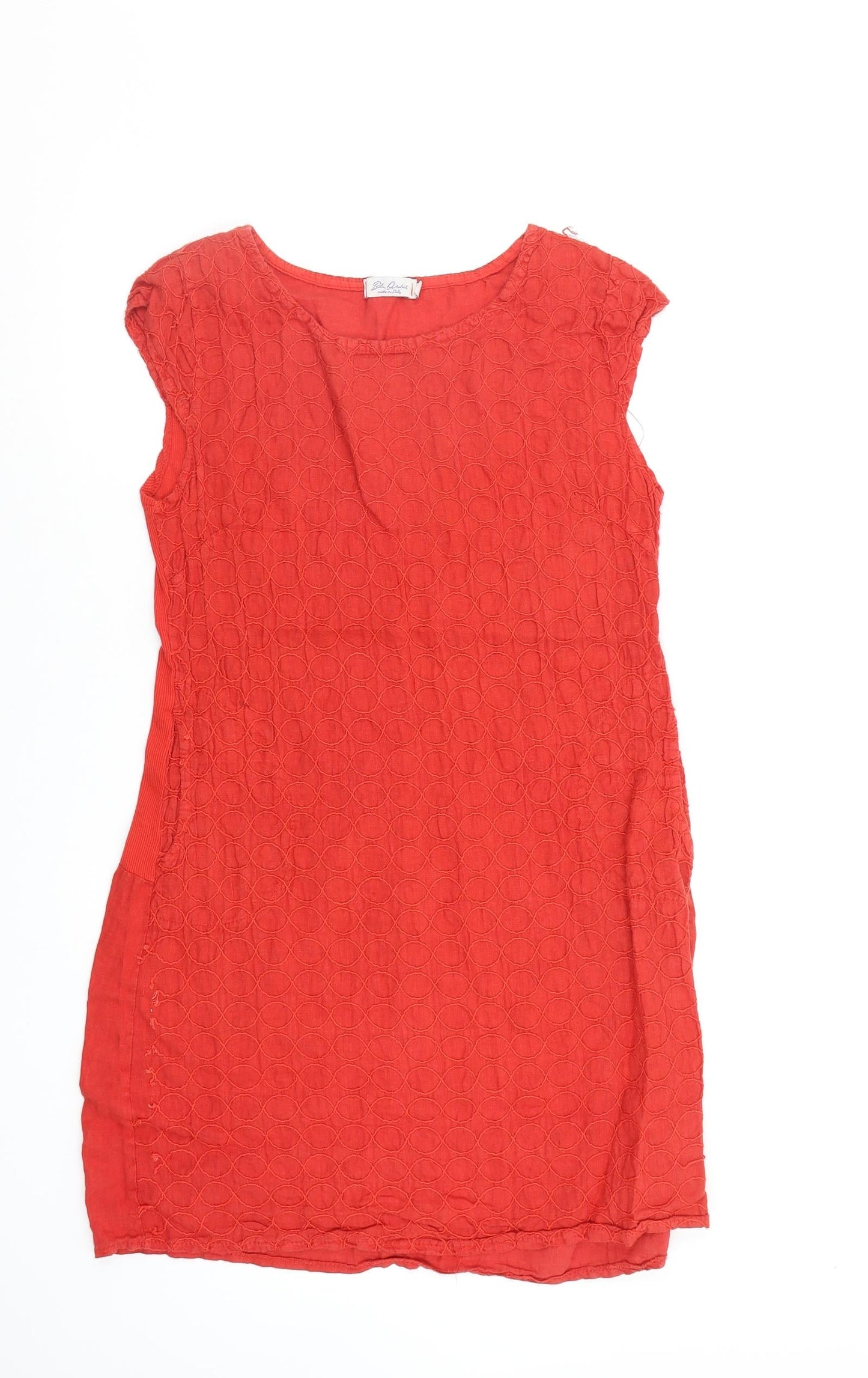 Preworn Womens Red Geometric  A-Line  Size L