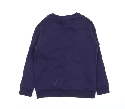 Asda George Boys Blue   Pullover Jumper Size 7-8 Years