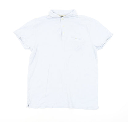 Hammond & Co. Mens Blue    Polo Size M