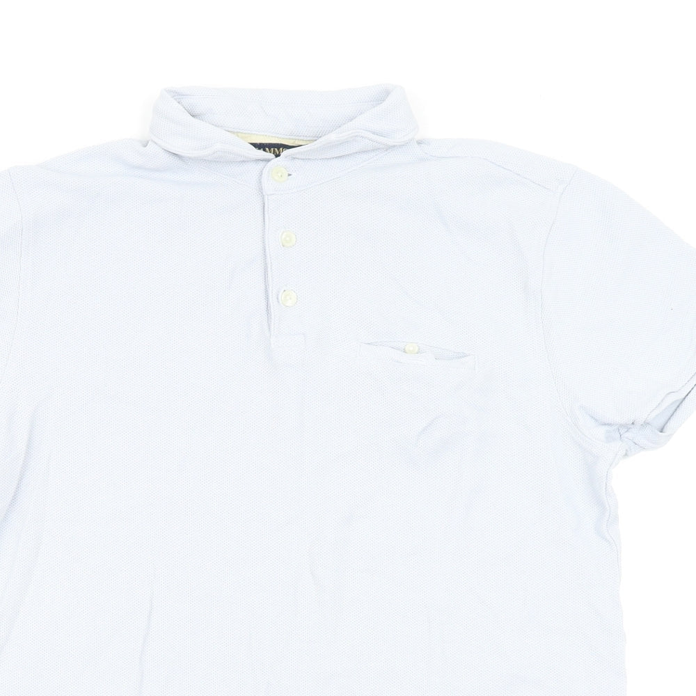 Hammond & Co. Mens Blue    Polo Size M