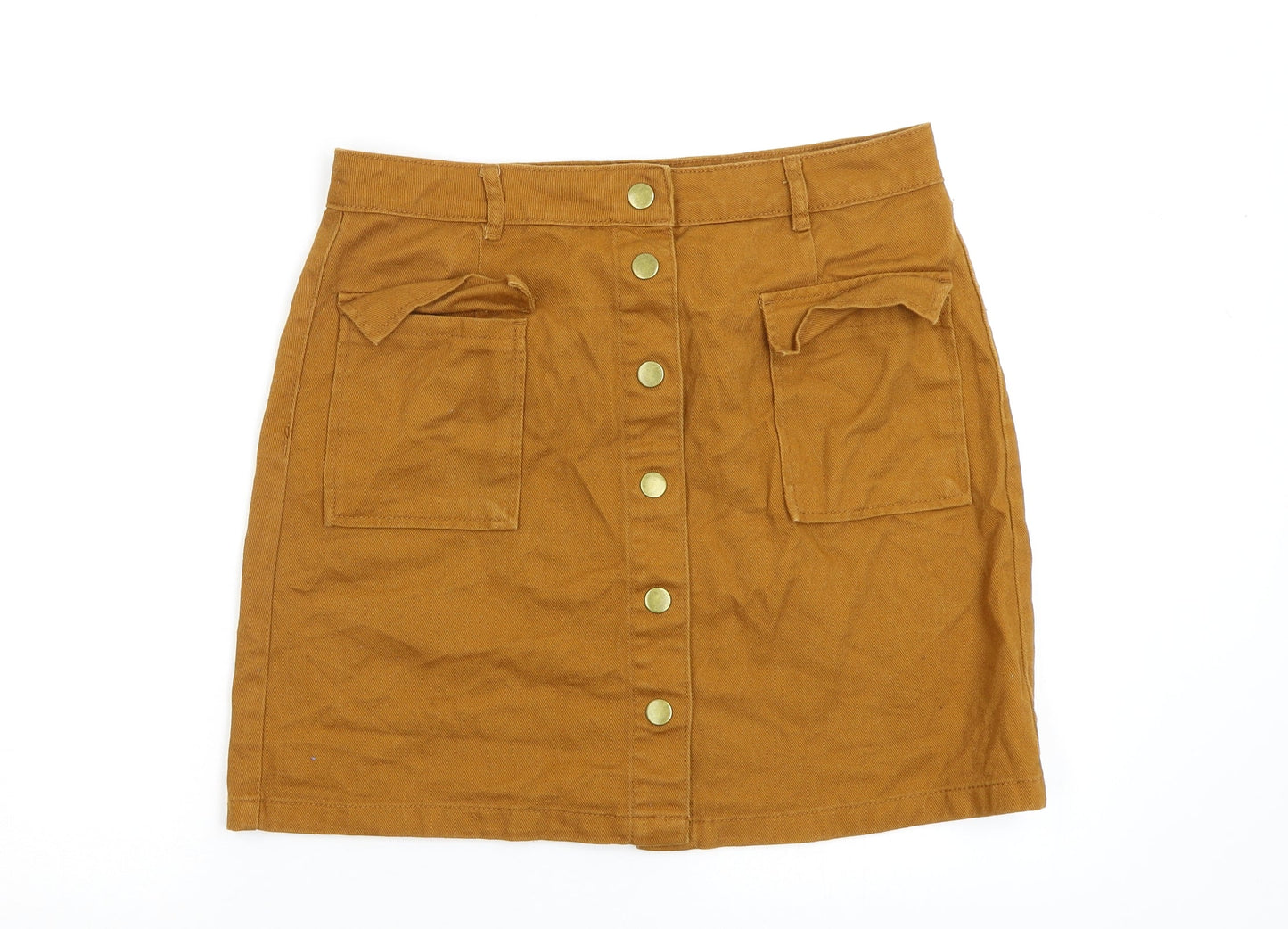 TU Womens Brown   Flare Skirt Size 10