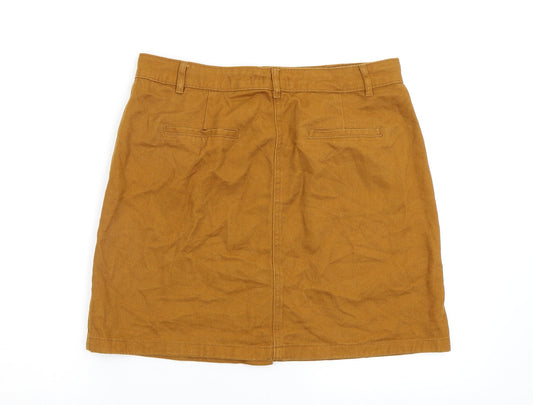 TU Womens Brown   Flare Skirt Size 10