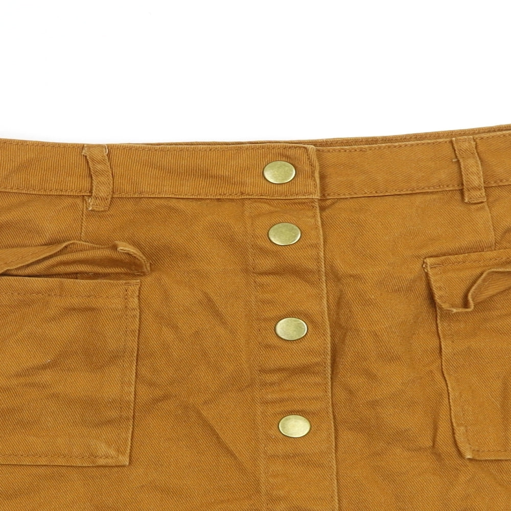 TU Womens Brown   Flare Skirt Size 10