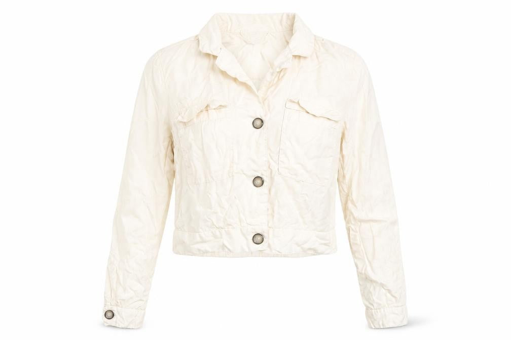 Womens UK Size 10 Miss Selfridge White Basic Button-Up