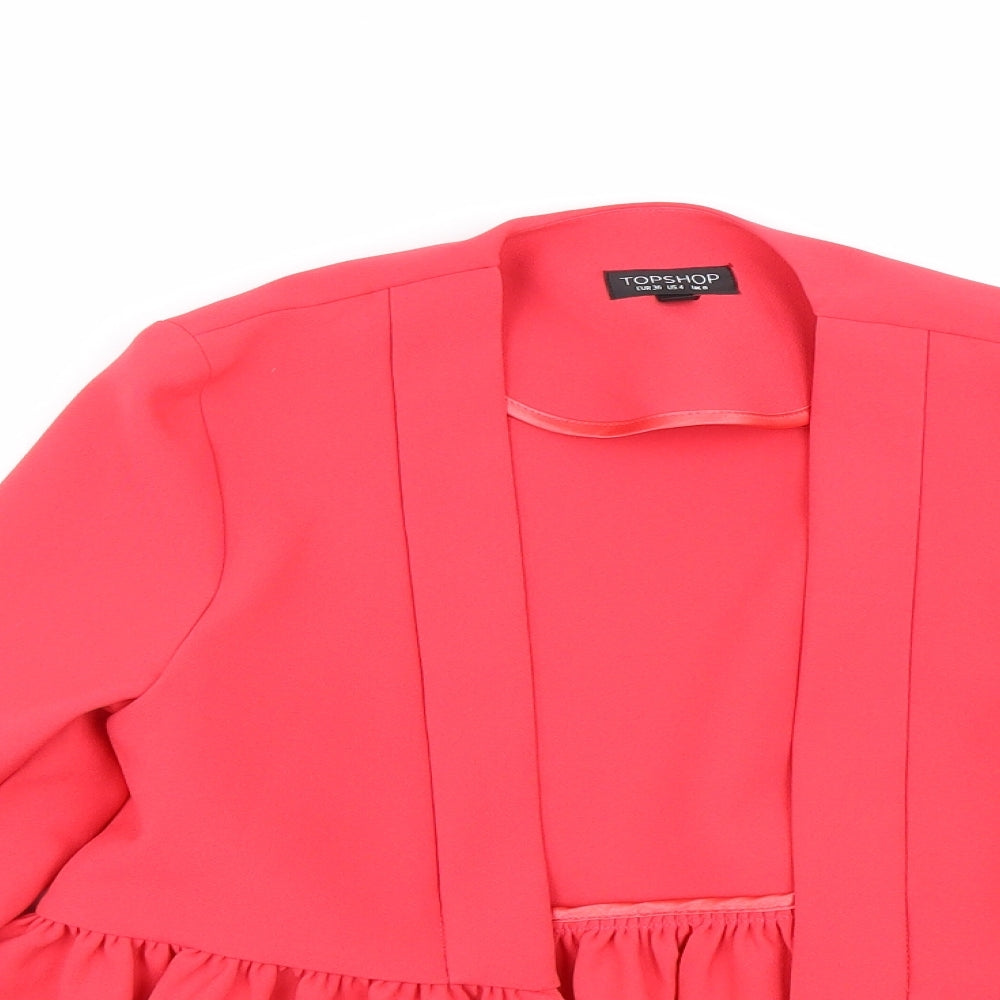 Womens UK Size 8 Topshop Pink Jacket
