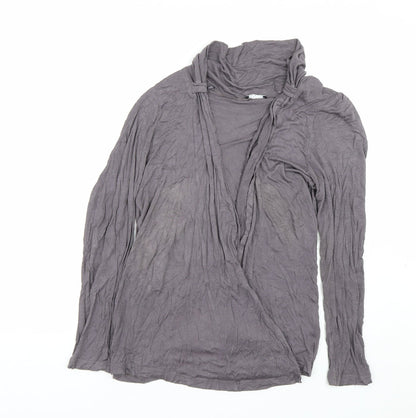 Womens UK Size 16 Papaya Grey Cardigan Jumper