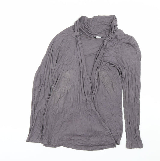 Womens UK Size 16 Papaya Grey Cardigan Jumper