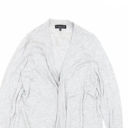 F&F Womens Grey   Cardigan Jumper Size 10