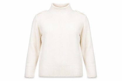Womens UK Size 10 Warehouse Beige Pullover Jumper