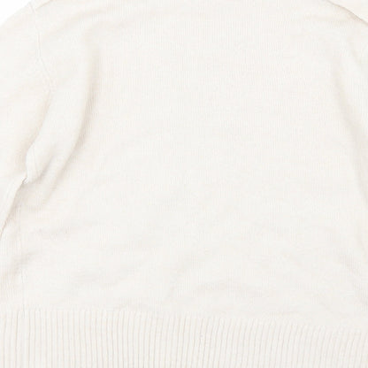 Womens UK Size 10 Warehouse Beige Pullover Jumper