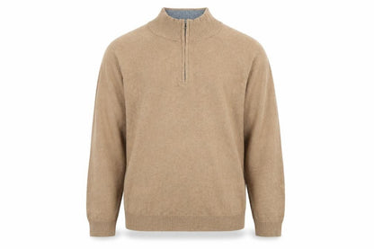 Front view of Williams & brown men’s brown jumper, size XL
