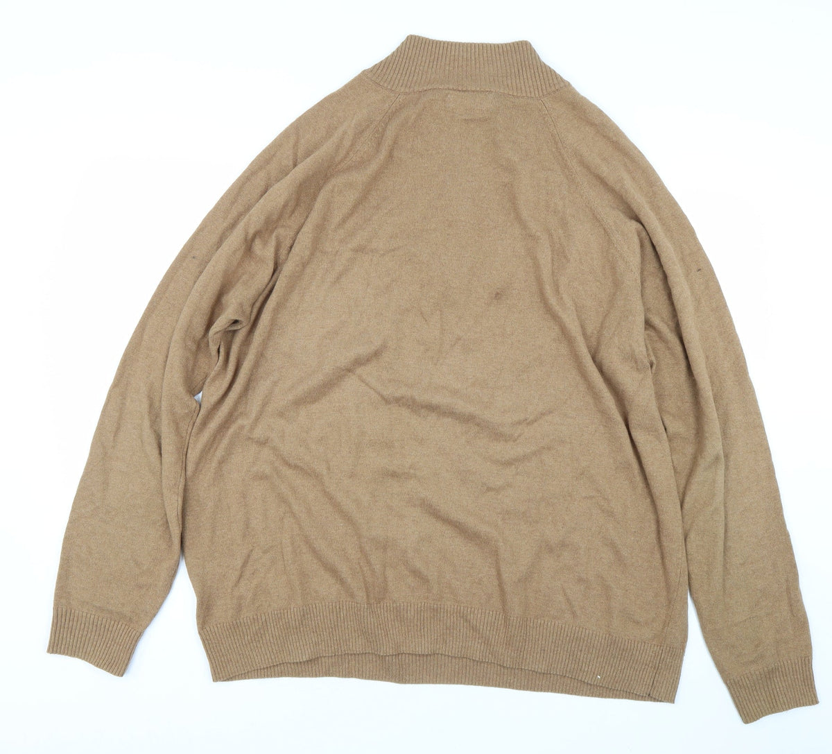 Back view of Williams & brown men’s brown jumper, size XL