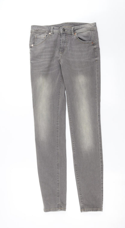 Womens UK Size 28 in Preworn Extra-Slim Fit Skinny Grey Jeans