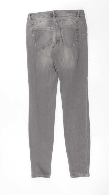 Womens UK Size 28 in Preworn Extra-Slim Fit Skinny Grey Jeans