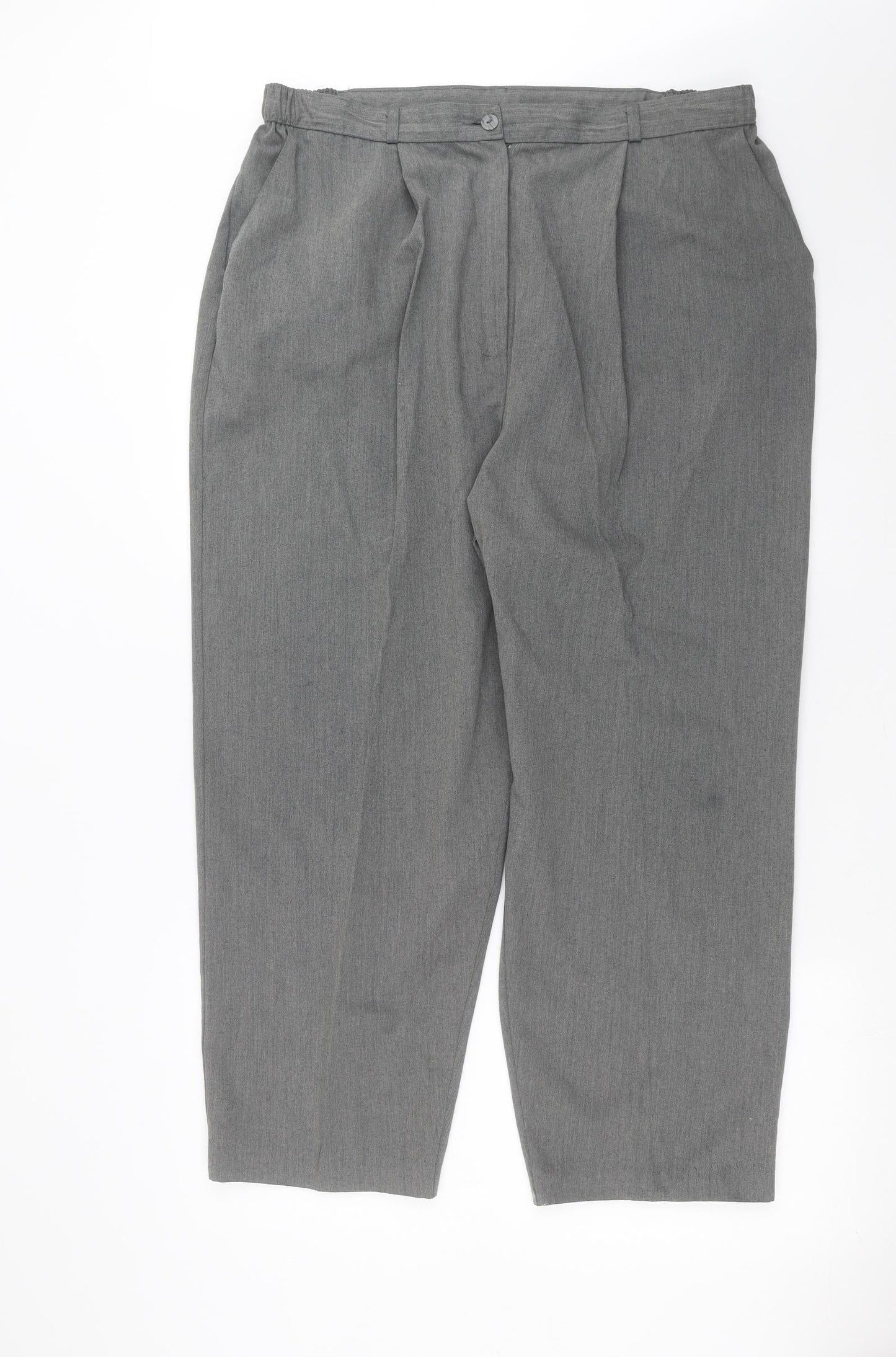 Womens UK Size 36 in Preworn Regular Fit  Grey Trousers