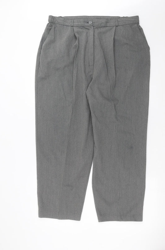 Womens UK Size 36 in Preworn Regular Fit  Grey Trousers