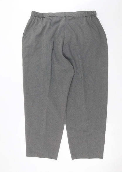 Womens UK Size 36 in Preworn Regular Fit  Grey Trousers