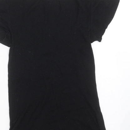 secret possessions Womens Black Solid  Top Pyjama Top Size 12