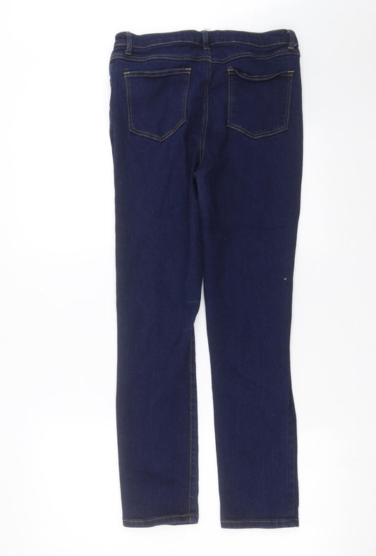 INTUITION Womens Blue  Denim Skinny Jeans Size 16 L28 in