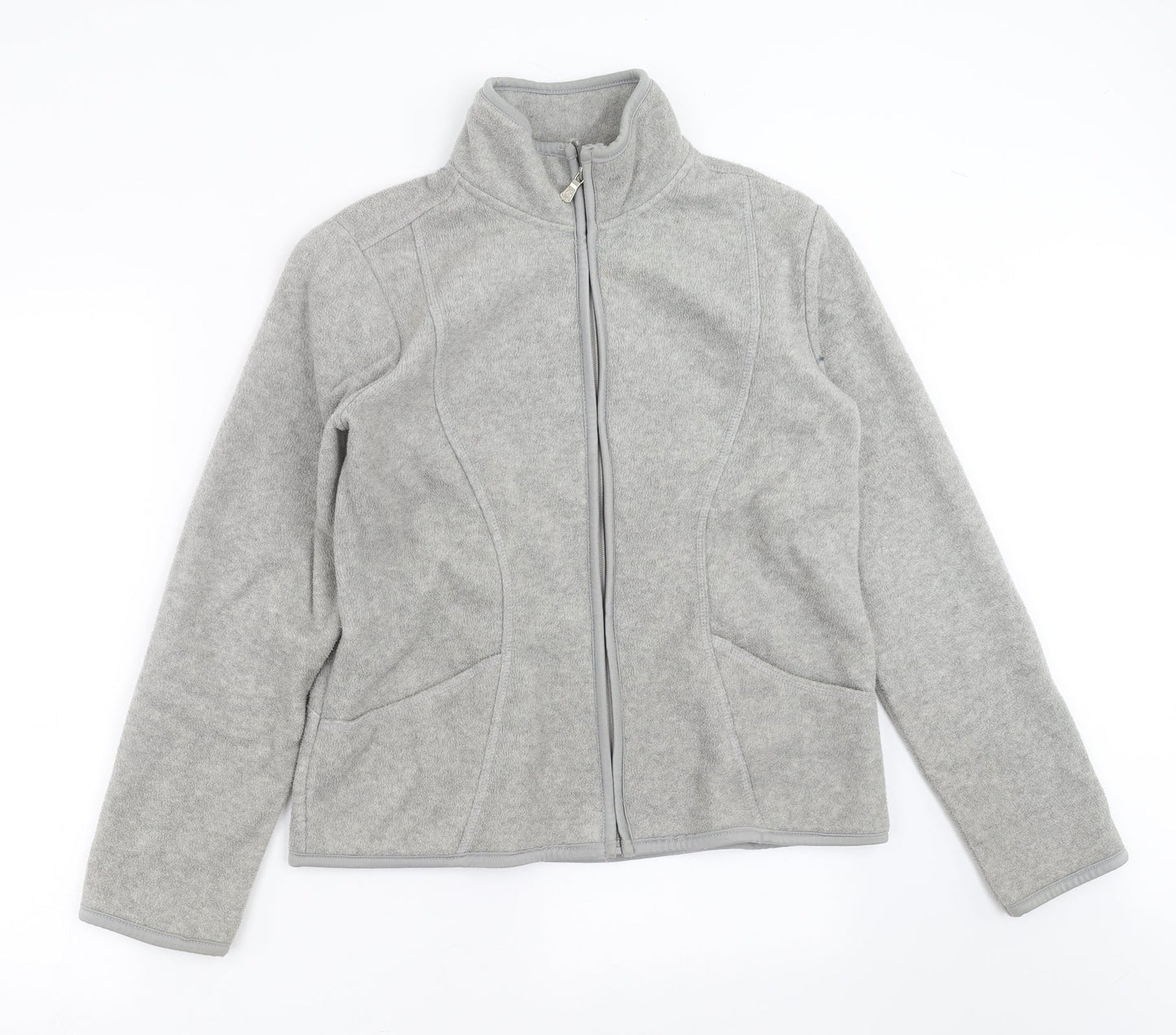 BC Clothing Womens Grey   Full Zip Jumper Size M