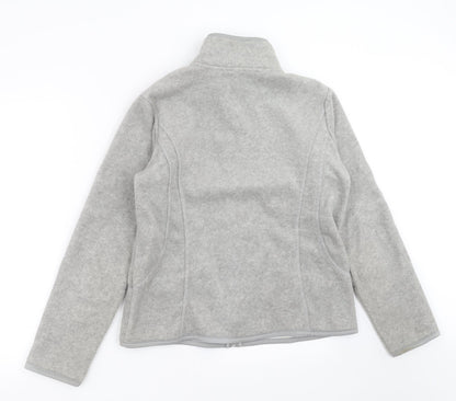 BC Clothing Womens Grey   Full Zip Jumper Size M