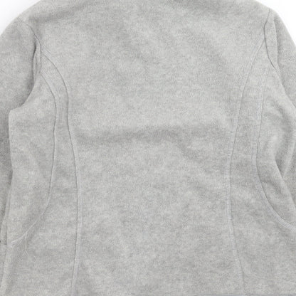 BC Clothing Womens Grey   Full Zip Jumper Size M