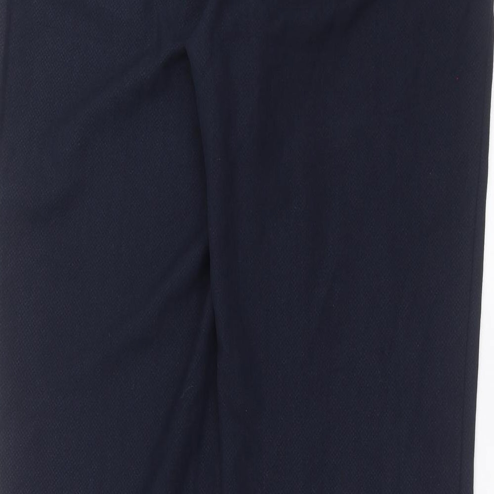Womens UK Size 16 Marks and Spencer Regular Fit  Blue Trousers