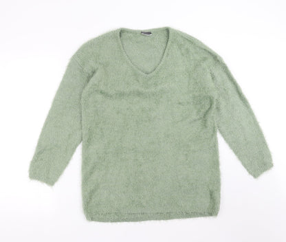 Womens UK Size XL BELOVED Green Pullover Jumper