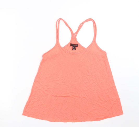 Primark Womens Orange   Basic T-Shirt Size 10