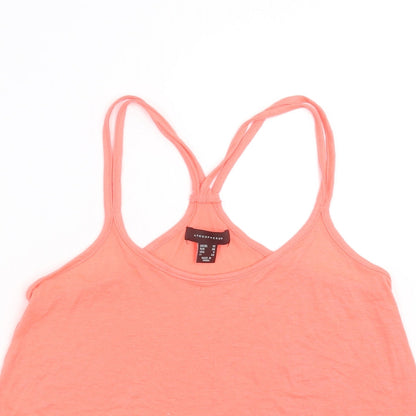 Primark Womens Orange   Basic T-Shirt Size 10