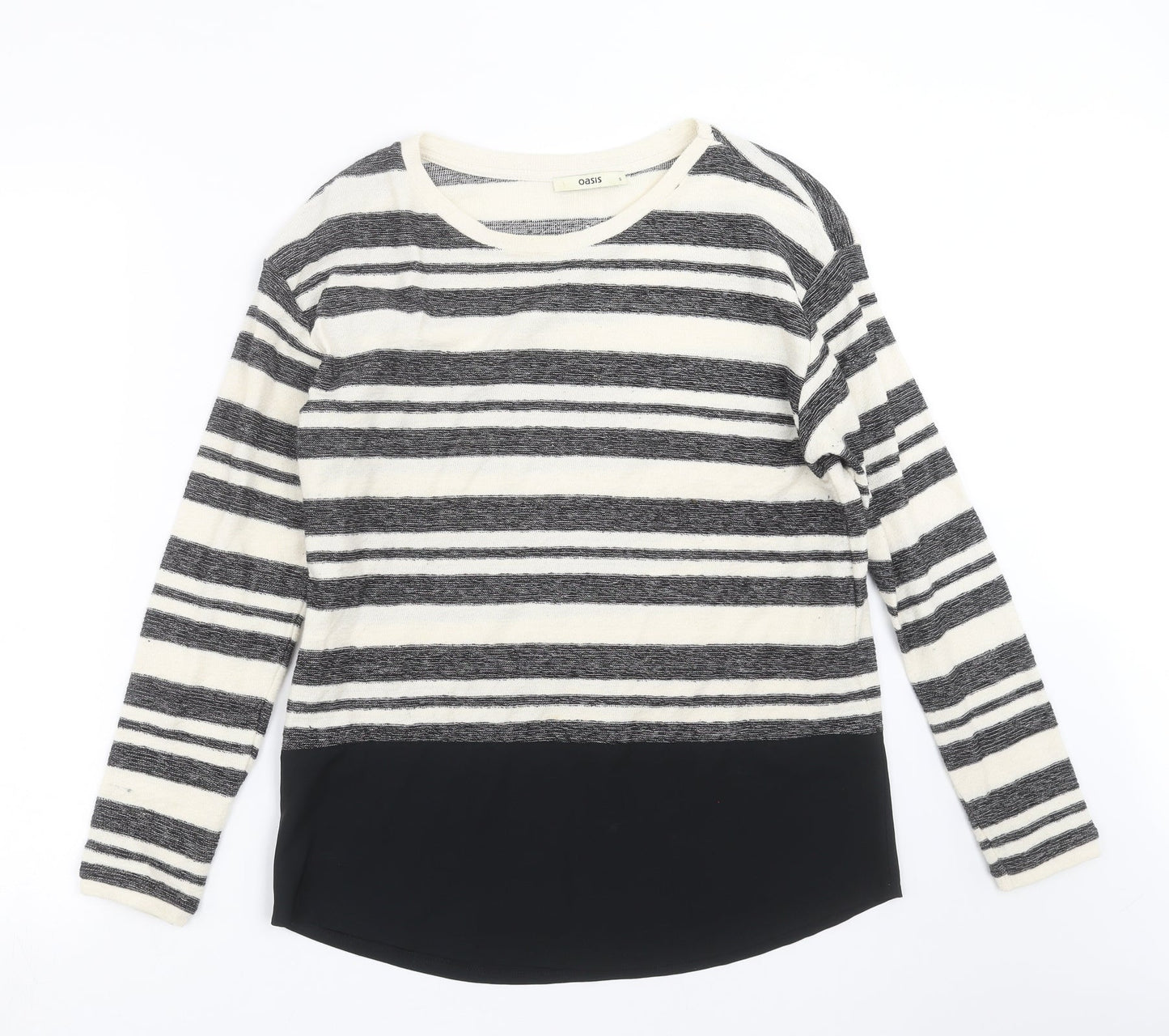 Womens UK Size S Oasis Ivory Pullover Jumper