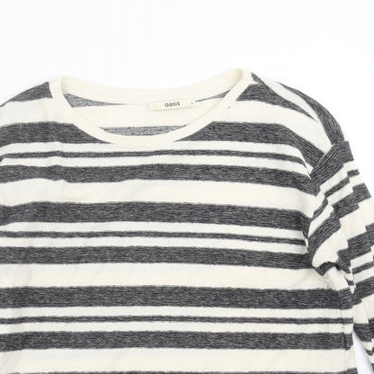Womens UK Size S Oasis Ivory Pullover Jumper