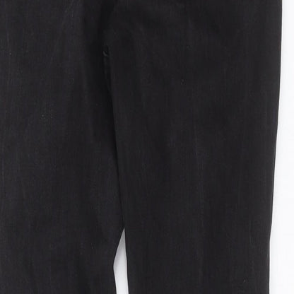 Missguided Womens Black  Denim Skinny Jeans Size 10 L29 in