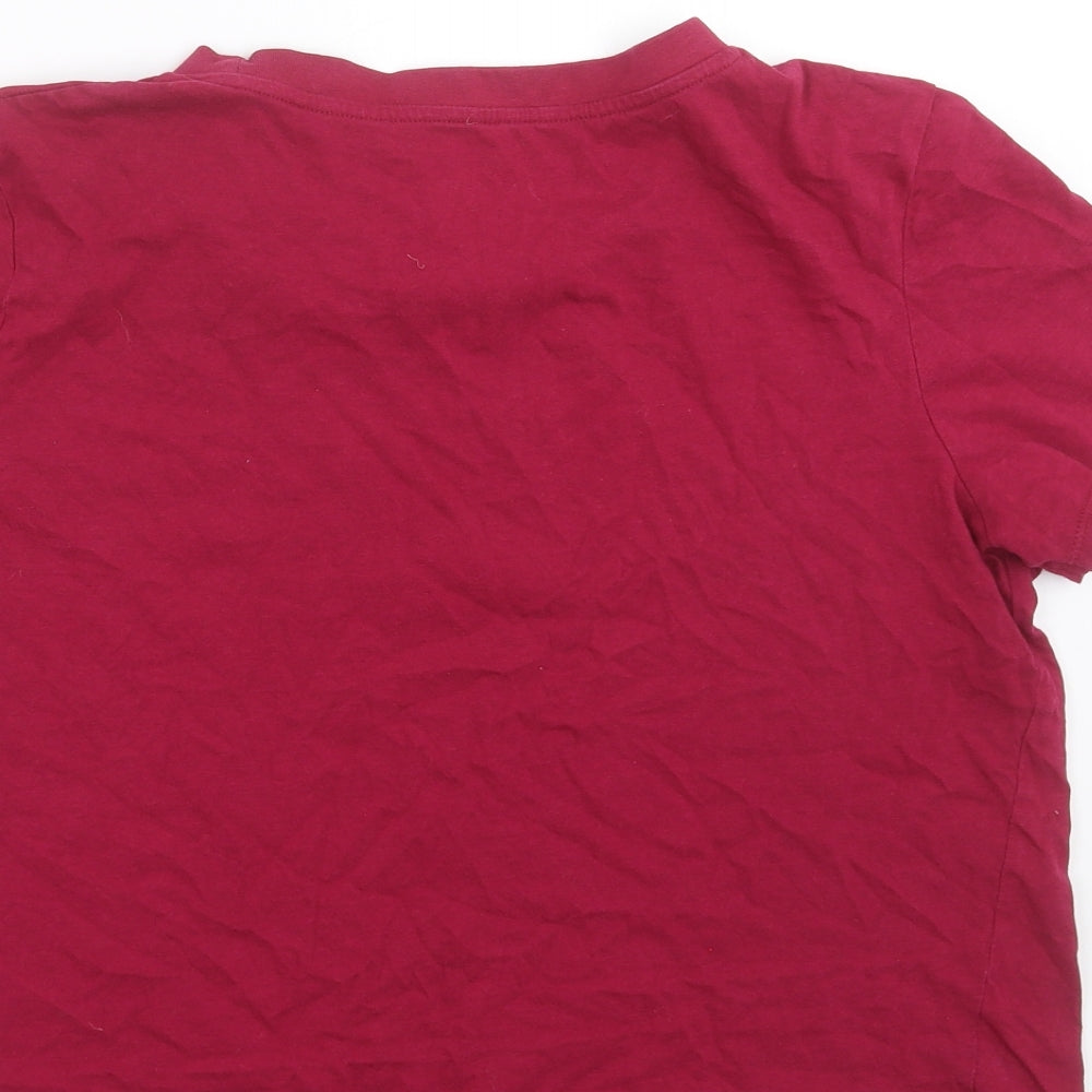 Primark Womens Purple   Cropped T-Shirt Size M  - it's nice to be nice