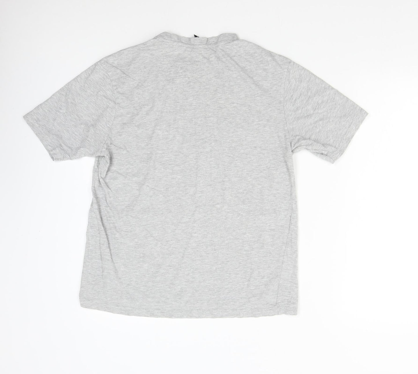 Womens UK Size L Donnay Grey Basic T-Shirt