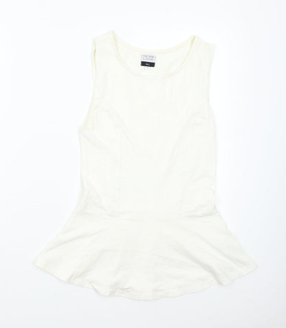 New Look Womens Ivory   Tunic Tank Size 10
