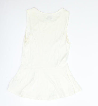 New Look Womens Ivory   Tunic Tank Size 10