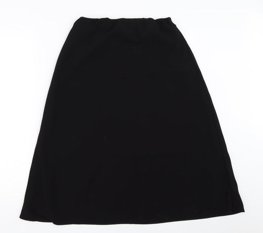 Marks and Spencer Womens Black   Flare Skirt Size 10