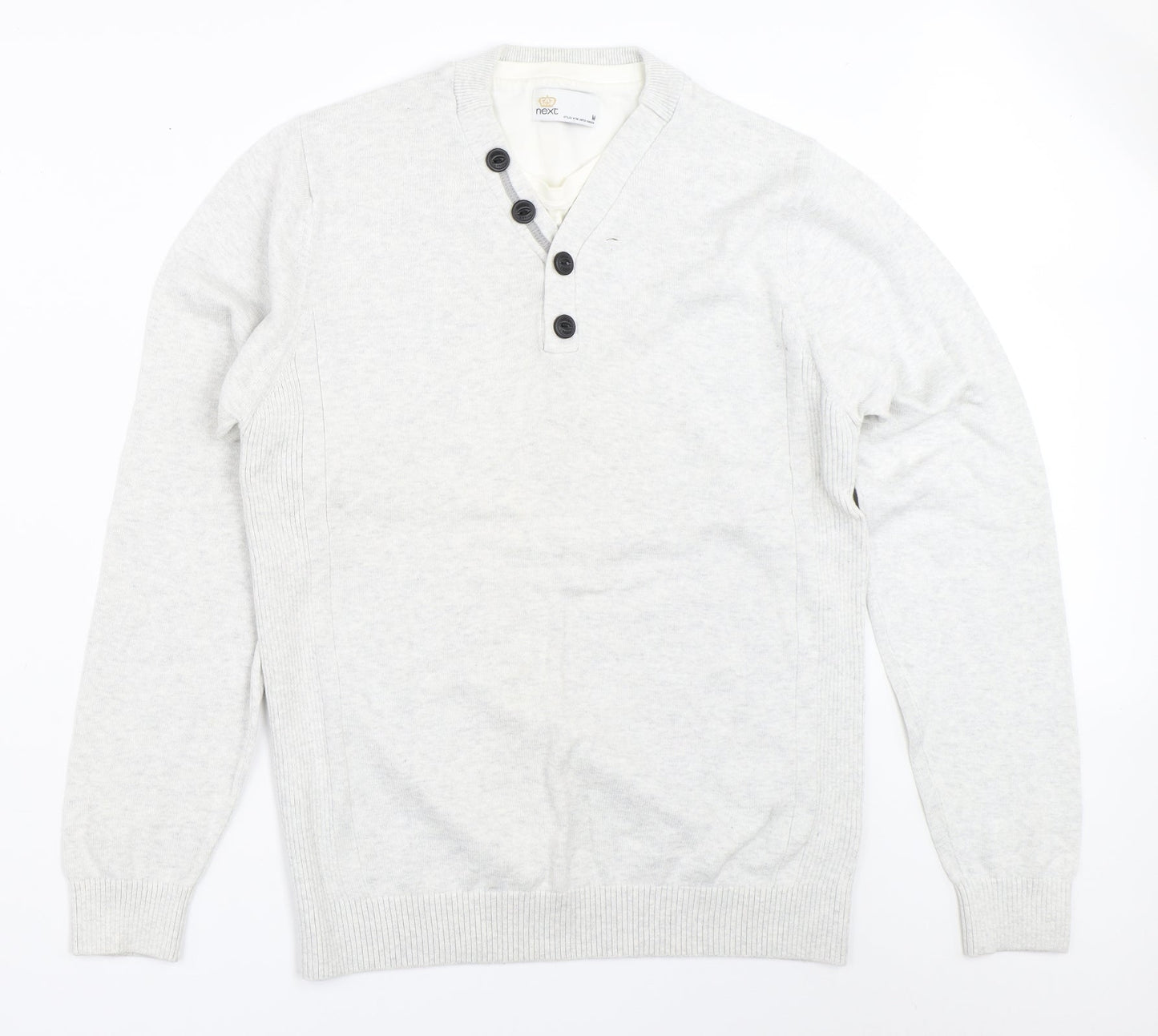 NEXT Mens Grey   Pullover Jumper Size M