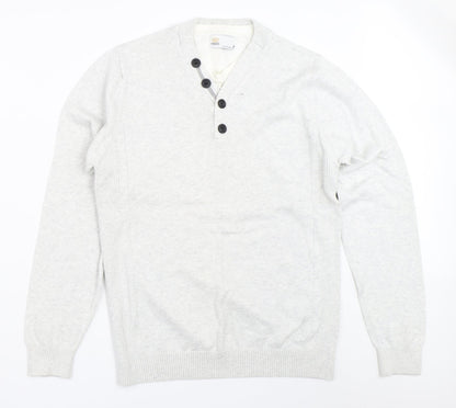 NEXT Mens Grey   Pullover Jumper Size M