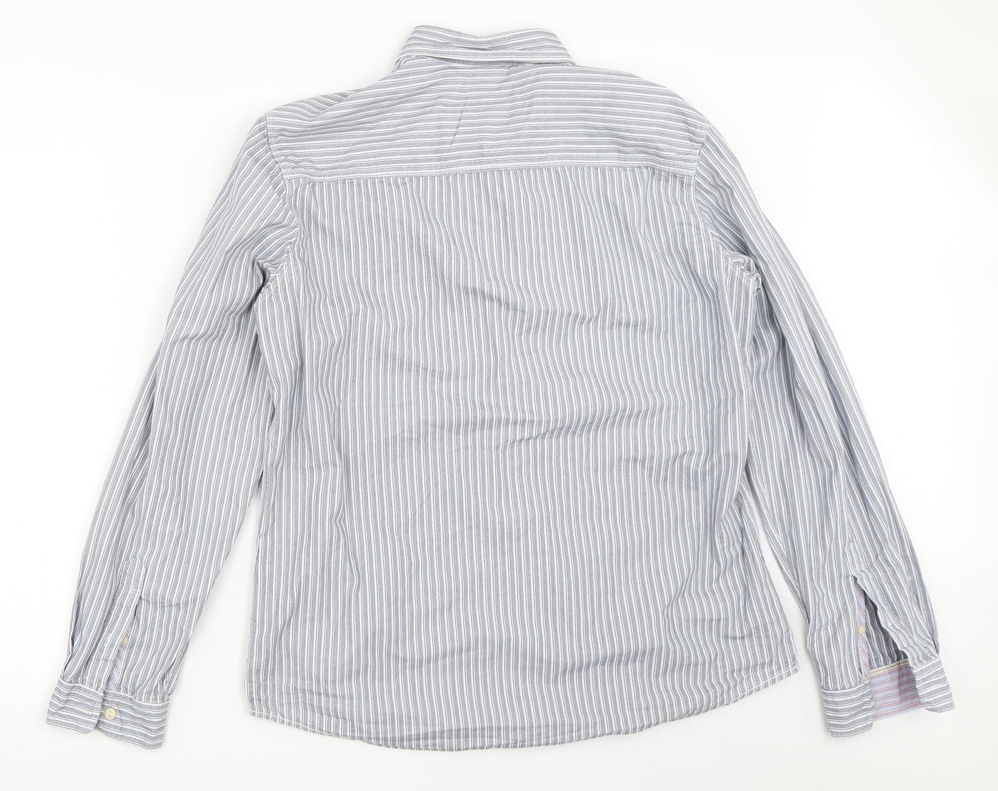 Mens UK Size L NEXT Blue  Button-Up Long Sleeve Casual Shirt