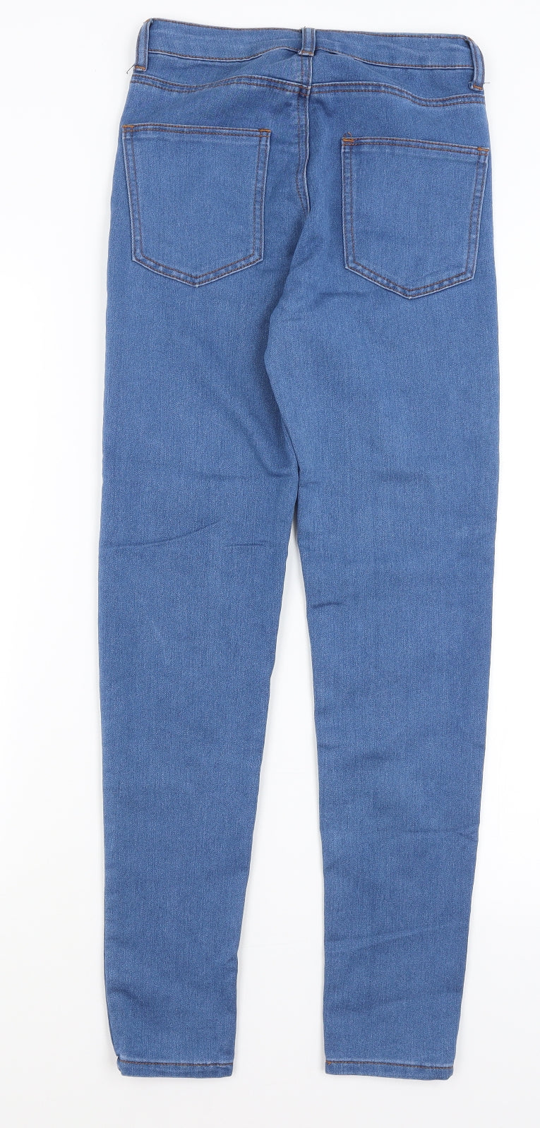 Womens UK Size 6 The Rockin Rev Regular Fit Skinny Blue Jeans